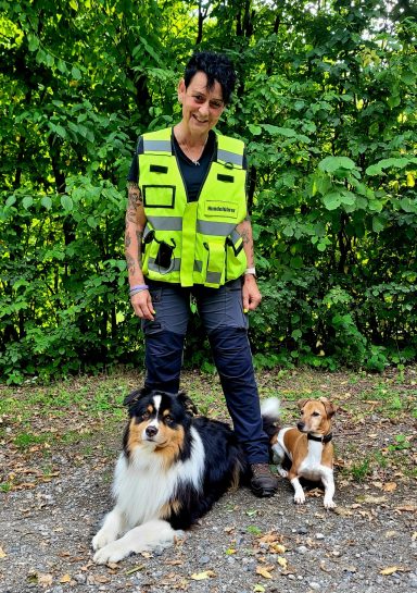 Team Sandra mit Cash und Eyk-in Ausbildung